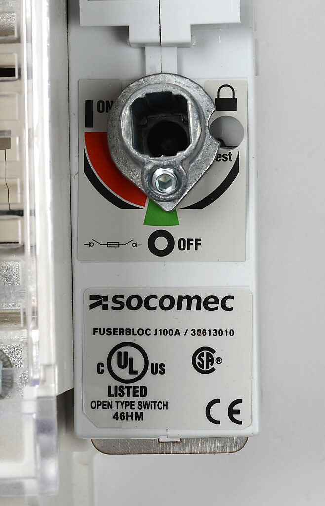 Socomec 38613010 - Disconnect Switch 690V AC 125A (PLP Frame Compatible)