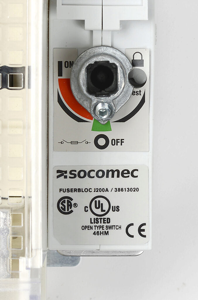 Socomec 38613020 - Disconnect Switch 600V AC (PLP Frame Compatible)