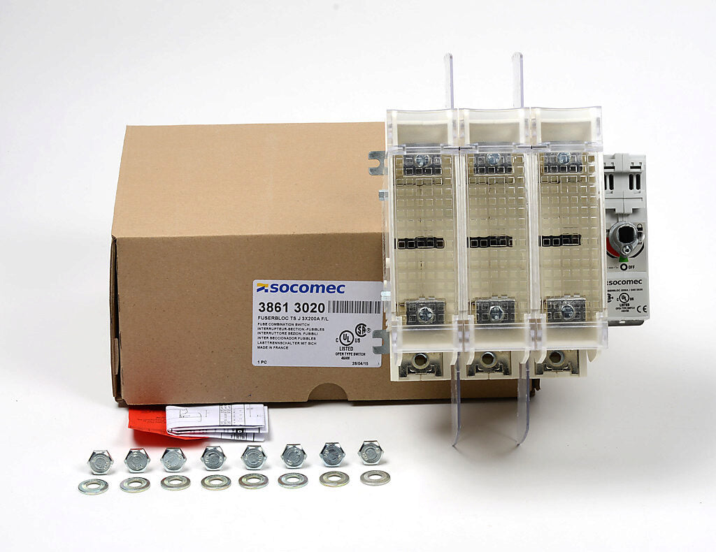 Socomec 38613020 - Disconnect Switch 600V AC (PLP Frame Compatible)