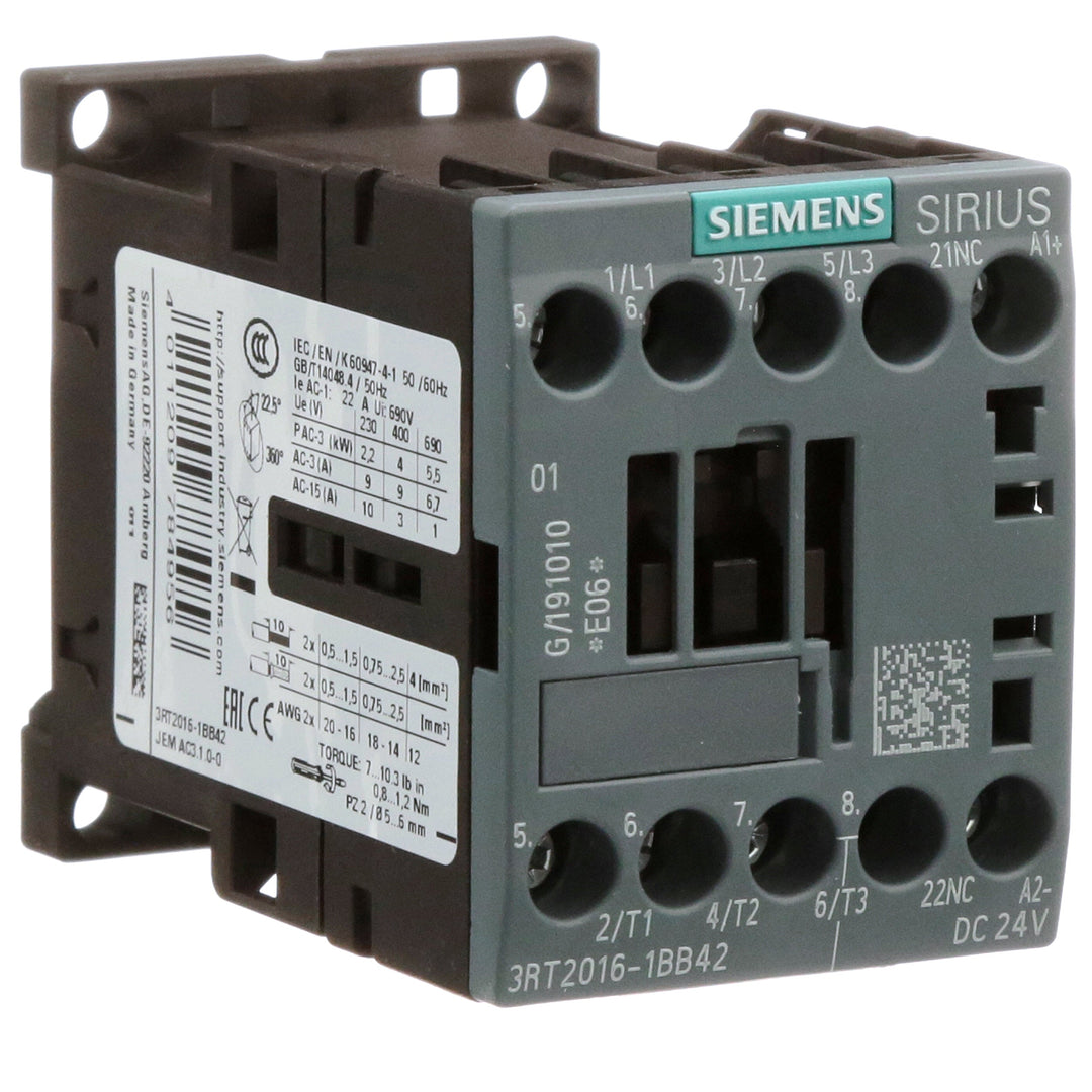 Siemens 3RT20161BB42 - Contactor 400A 600V 3-Pole
