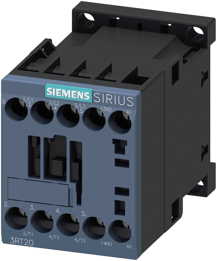 Siemens 3RT2017-1AK61 - Contactor 12A 600V 3-Pole