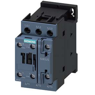 Siemens 3RT20231AC20 - Contactor 9A 600V AC 3-Pole
