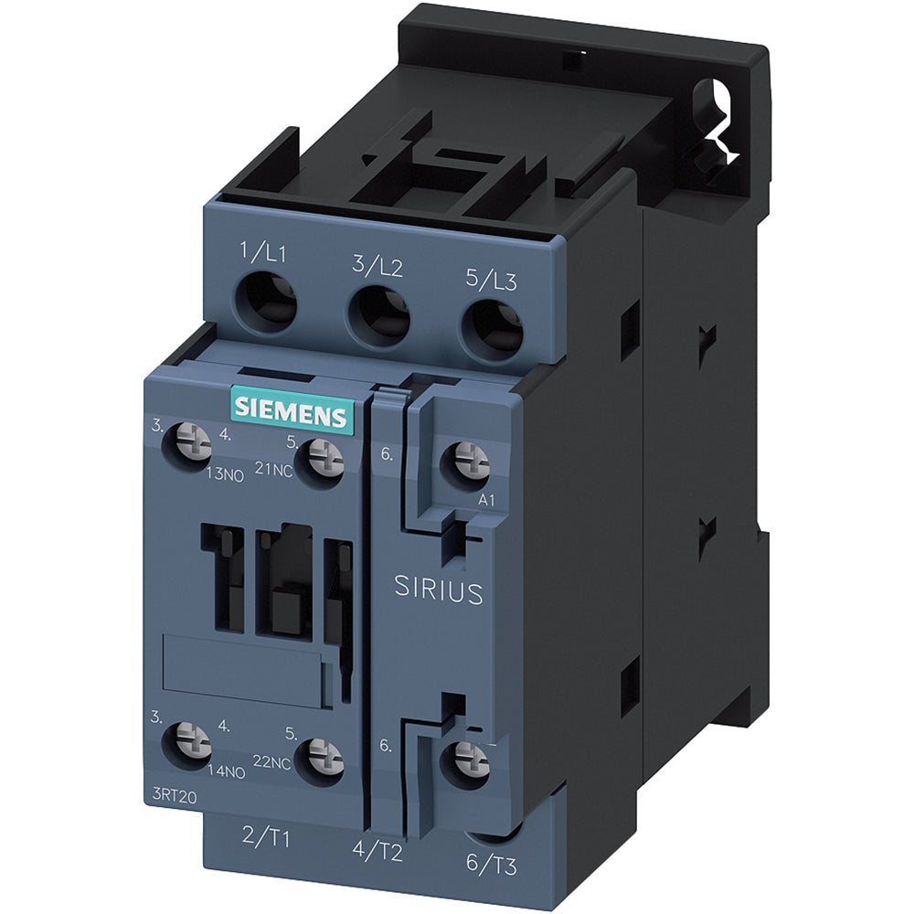 Siemens 3RT20251AG20 - Contactor 24V AC/DC 12A 690V
