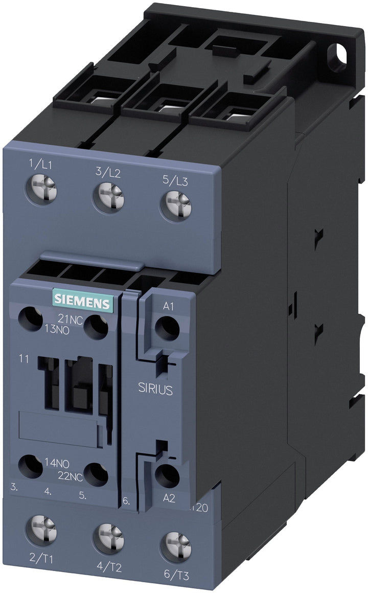 Siemens 3RT2035-1NB30 - Contactor 35A 600V AC 3-Pole