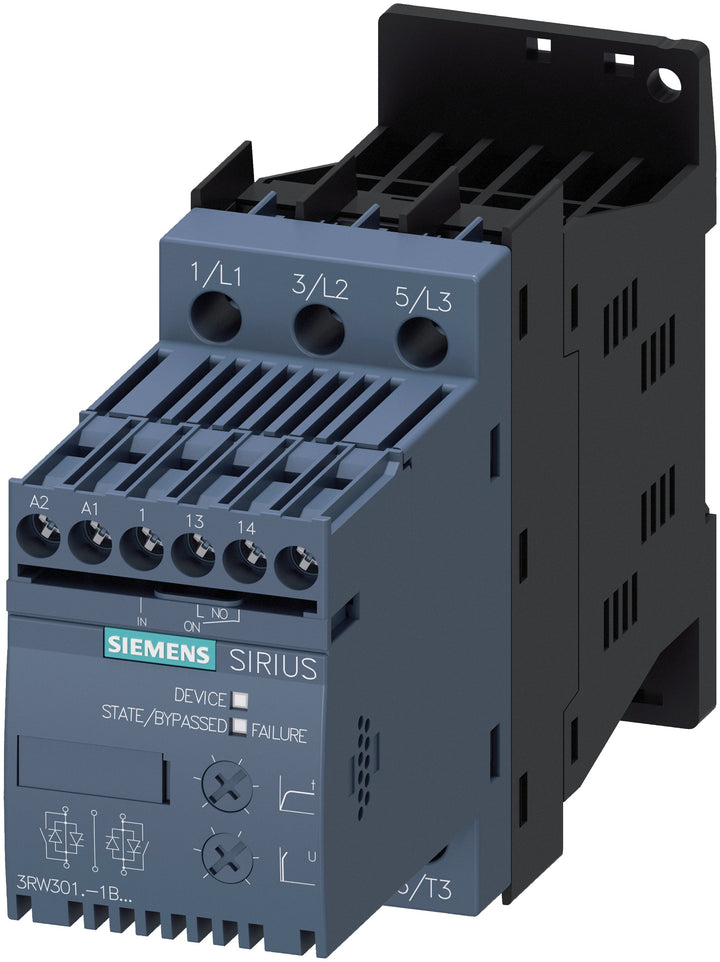 Siemens 3RW30131BB14 - Motor Starter Control 200-480V AC
