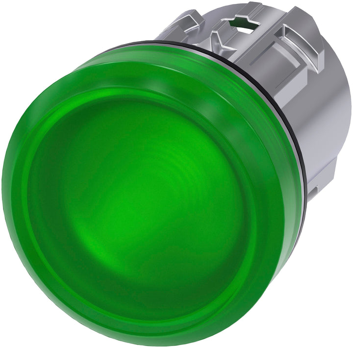 Siemens 3SU10516AA400AA0 - Pushbutton 24V 10A (22mm Panel Mount)