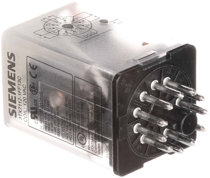 Siemens 3TX71121FF13C - Auxiliary Contact Block, 1NO, 10A