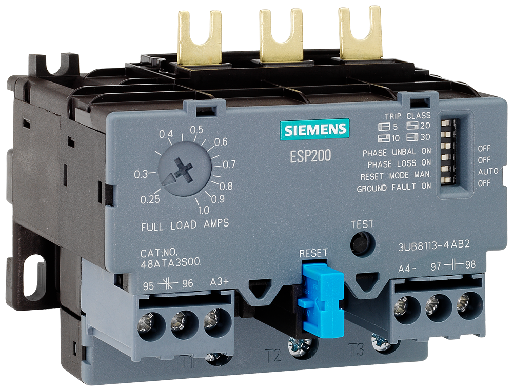 Siemens 3UB8113-4AB2 - Solid State Overload Relay 0.25-1A