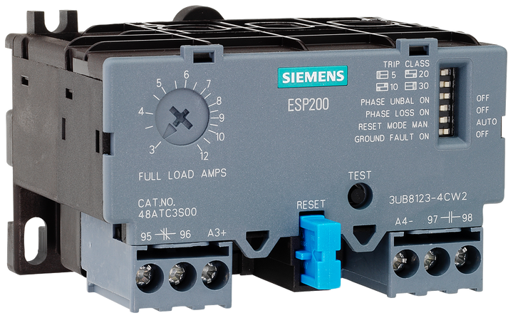 Siemens 3UB8123-4LW2 - Solid State Overload Relay 160-630A