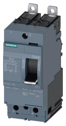 Siemens 3VA4195-6ED24-0AA0 - 15A 2-Pole Molded Case Breaker