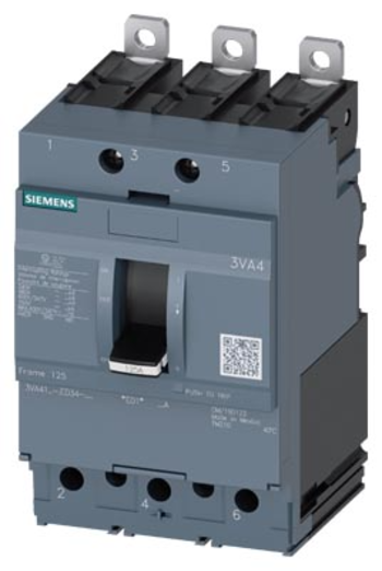 Siemens 3VA41806ED340AA0 - Molded Case 80A 600V 3-Pole
