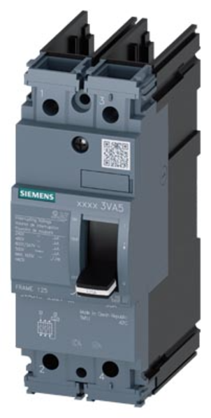 Siemens 3VA5112-6ED21-0AA0 - Molded Case 125A 2-Pole 415V AC