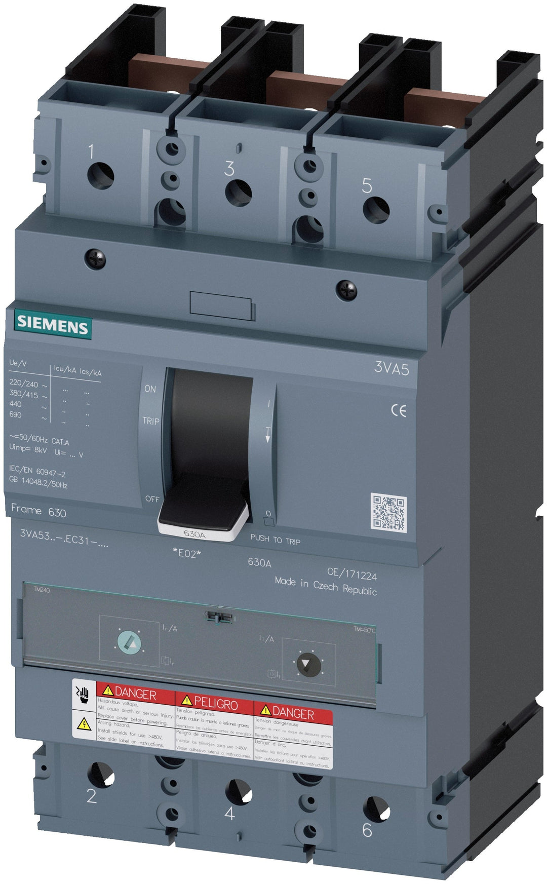 Siemens 3VA5330-7EF31-0AA0 - Molded Case 300A 480V 3-Pole