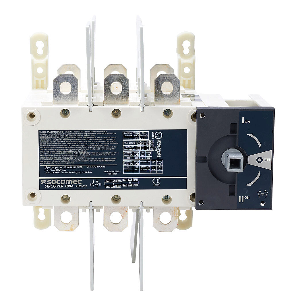 Socomec 41503012 - Automatic Transfer Switch PLP Frame Compatible (2 lb Compact Design)