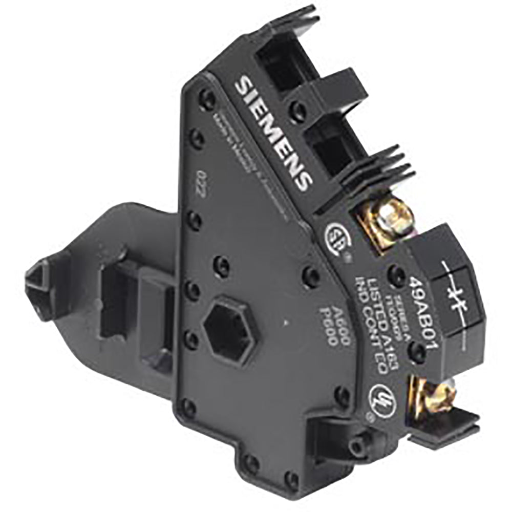 Siemens 49AB01LB - Contactor Auxiliary 600V AC 10A