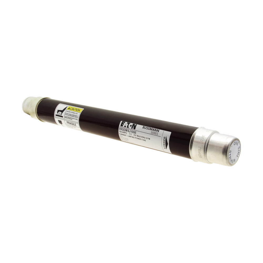55GDMSJ100E Bussmann  Medium Voltage Fuse 5500V  100A Fuse - Essential Electric Supply