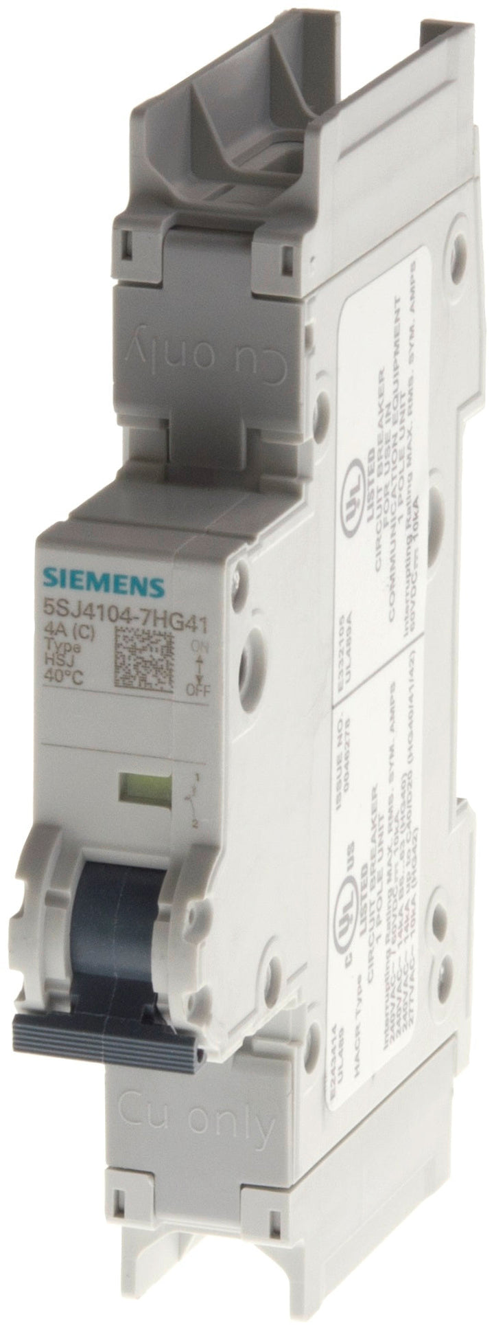 Siemens 5SJ4110-7HG41 - Molded Case 10A 240V Breaker