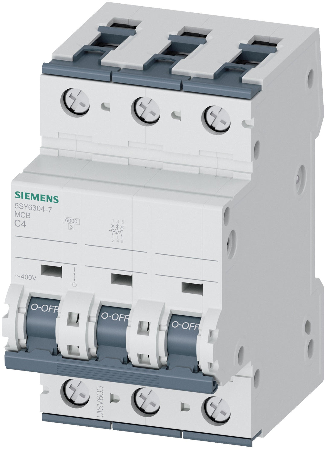 Siemens 5SY63047 - Molded Case 400V 6kA Thermal Magnetic