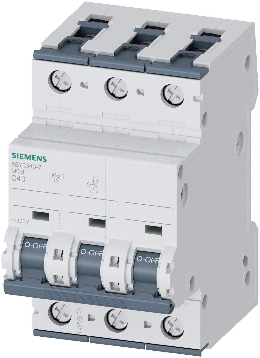 Siemens 5SY63407 - Miniature Circuit Breaker 63A 277V AC