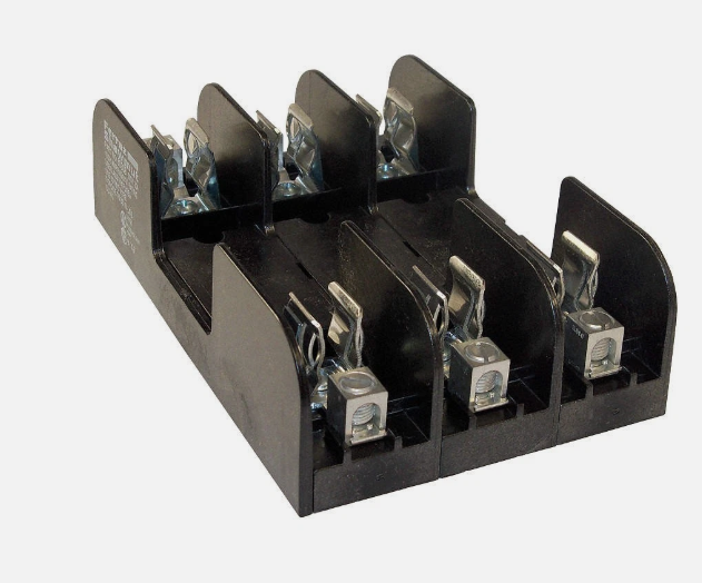 Mersen 60358SJ - 603 Series Fuse Block 600V/30A (Zinc-Plated Steel Enclosure)