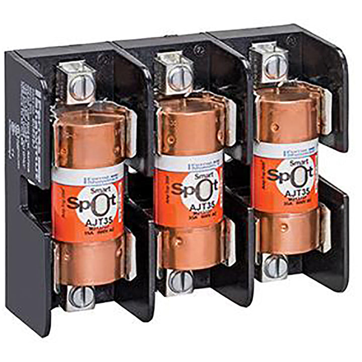 Mersen 62053J - 620 Series Fuse Block 600V/200A (Side-Clip Mount)