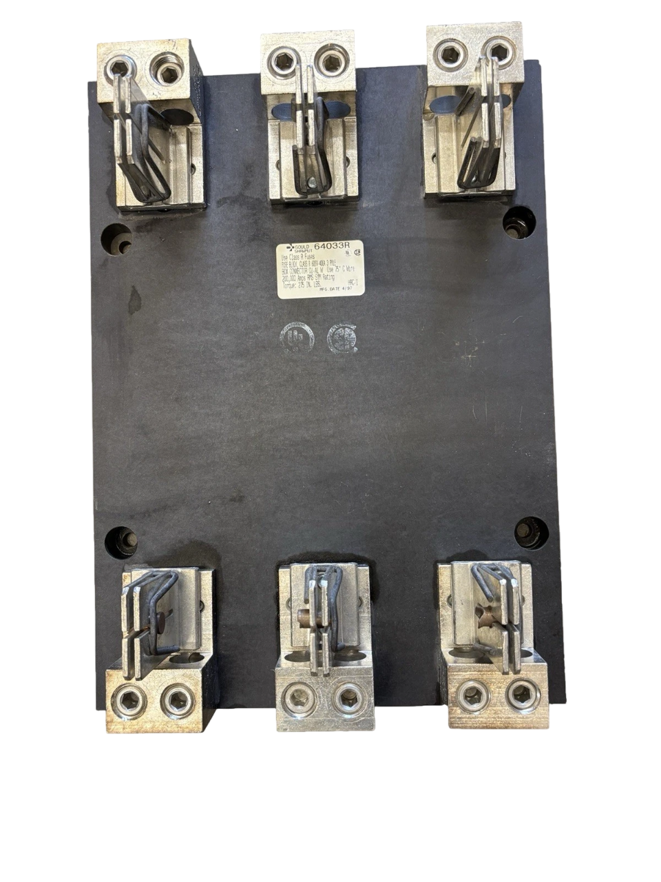 Ferraz 64033R - Amp-Trap Fuse Block 600V 400A (UL/CSA Certified)