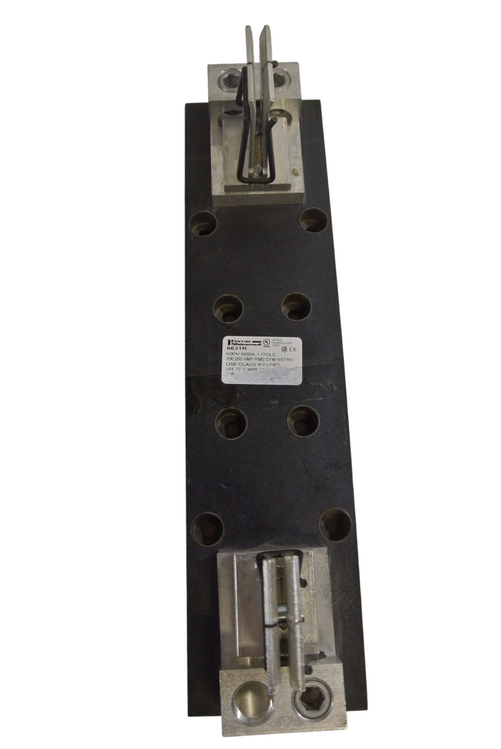 Mersen 6631R - Line Card Fuse Block 4 AWG to 500 kcmil (UL/CSA Certified)