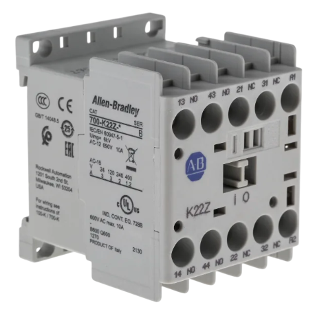 Allen-Bradley 700-K22Z-DJ - Cartridge Fuse 22A 600V AC (Ceramic Body, UL/CSA Certified)