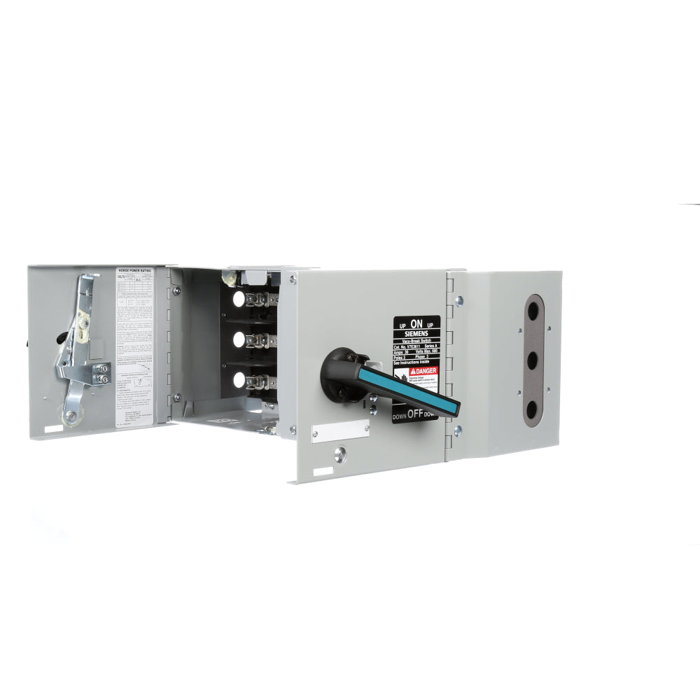 Siemens V7E3611 - Fusible Safety Switch 600V/30A (200kA AIC @480V)