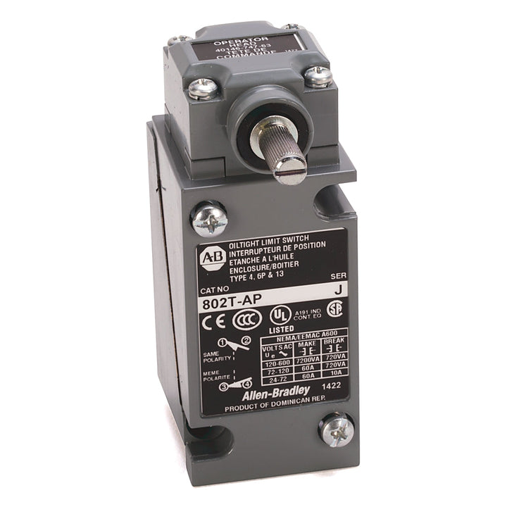 Allen-Bradley 802TAP1 - Motor Control Part (600V AC, 30A)