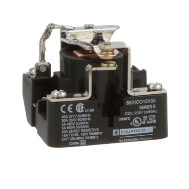 Square D 8501CO15V08 - Motor Control Relay 15A 8V