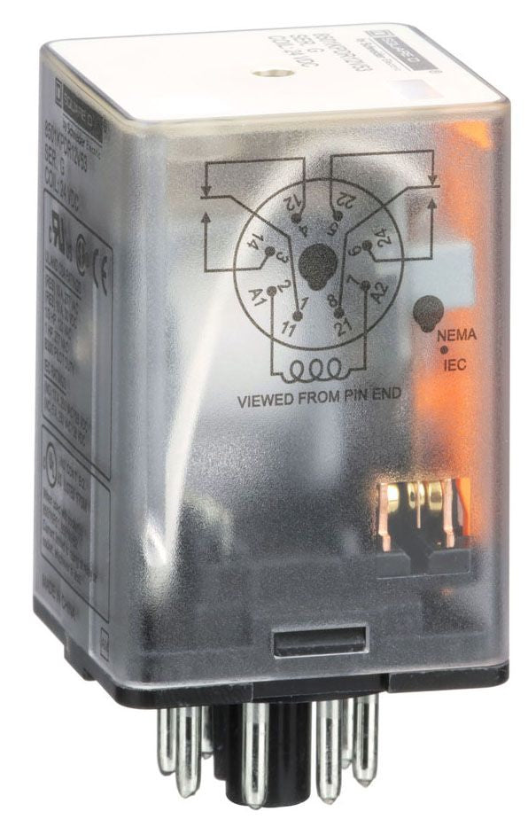 Square D 8501KPDR12V53 - Motor Control Relay 12V (CE/CSA/UL)