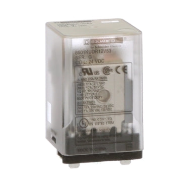 Square D 8501KUDR12V53 - Motor Control Relay 12V DC