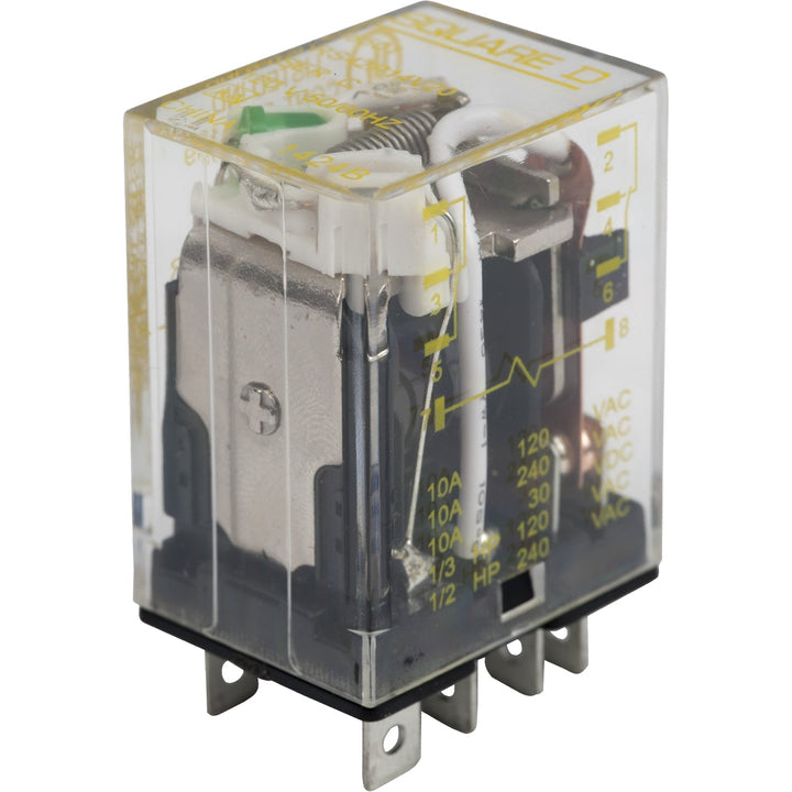 Schneider Electric 8501RSD42P14V51 - Industrial Control Relay 120V AC 10A