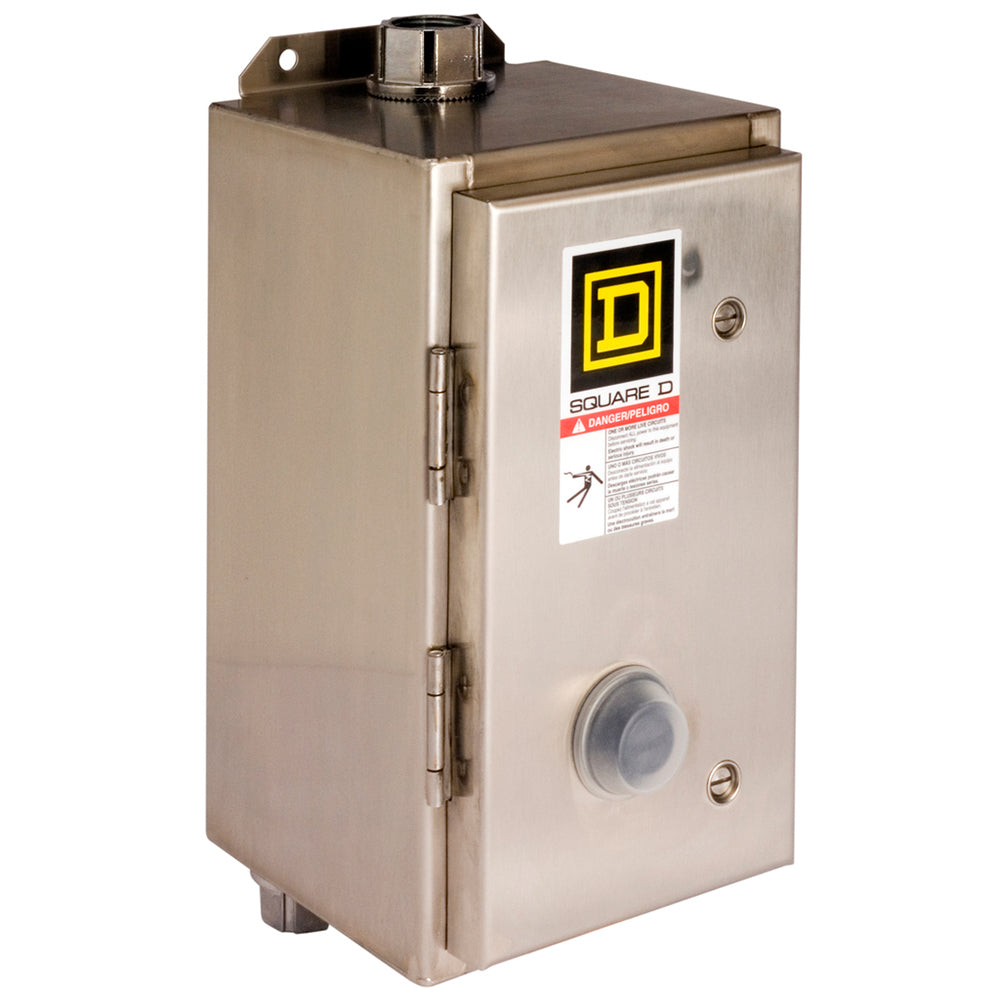 Square D 8502SBW12V02S - 3-Pole Contactor 600V 18A