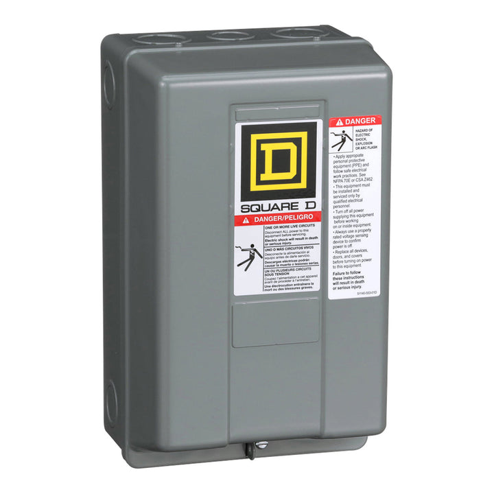 Square D 8502SCG2V02S - NEMA Type S Contactor 600V 27A 3-Pole