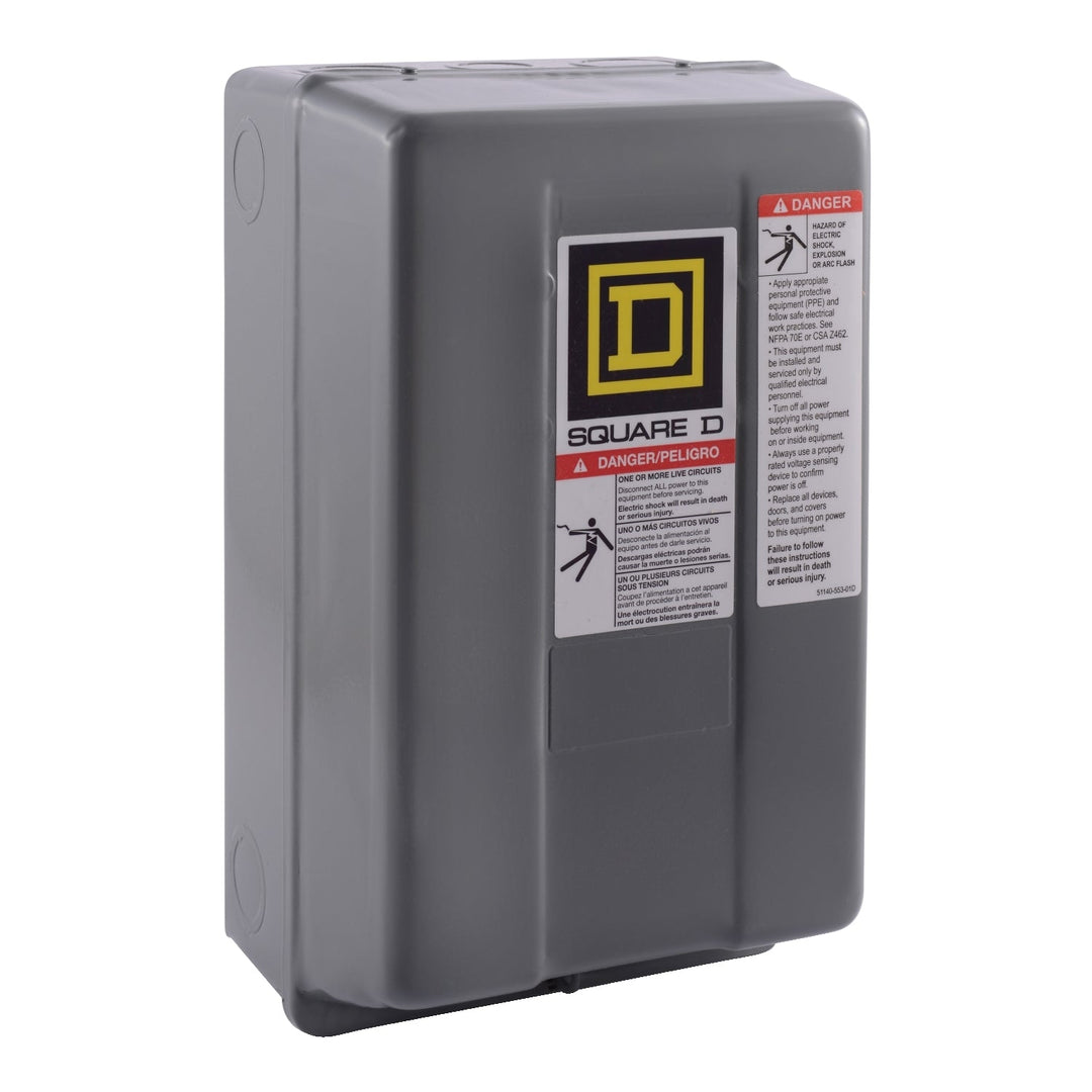 Square D 8502SCG3V02S - Contactor 600V 27A 4-Pole