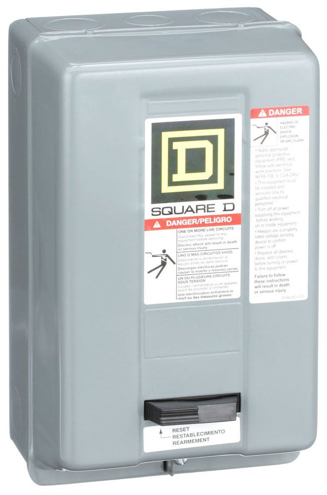 Square D 8536SAG11V02S - Motor Starter 9A 600V NEMA Size 0
