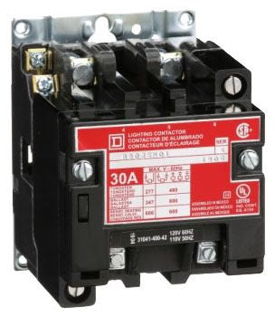 Square D 8903SMO1V02 - Lighting Contactor 30A 600V (2-Pole Solid State)