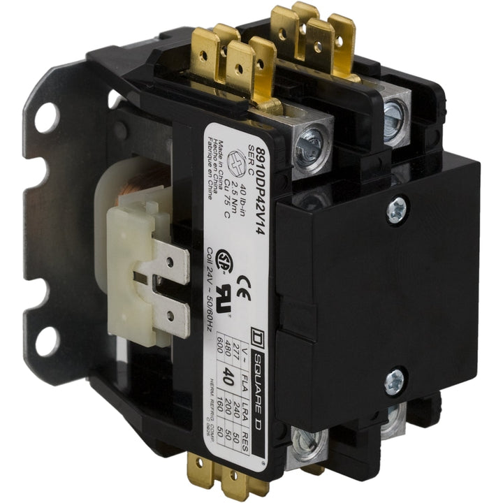 Square D 8910DP21V09 - Contactor 25A 600V (Solid State Protection)