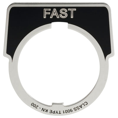 Square D 9001KN212 - Legend Plate Accessory (NSE Frame Compatible)