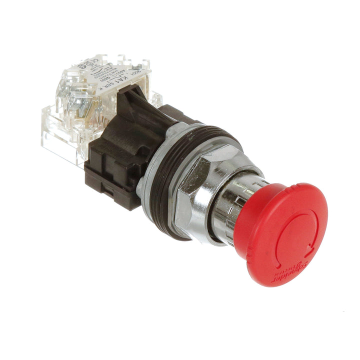Schneider Electric 9001KR16H13 - Emergency Stop Switch 600V AC/DC (10A Metal-Body Safety Switch)