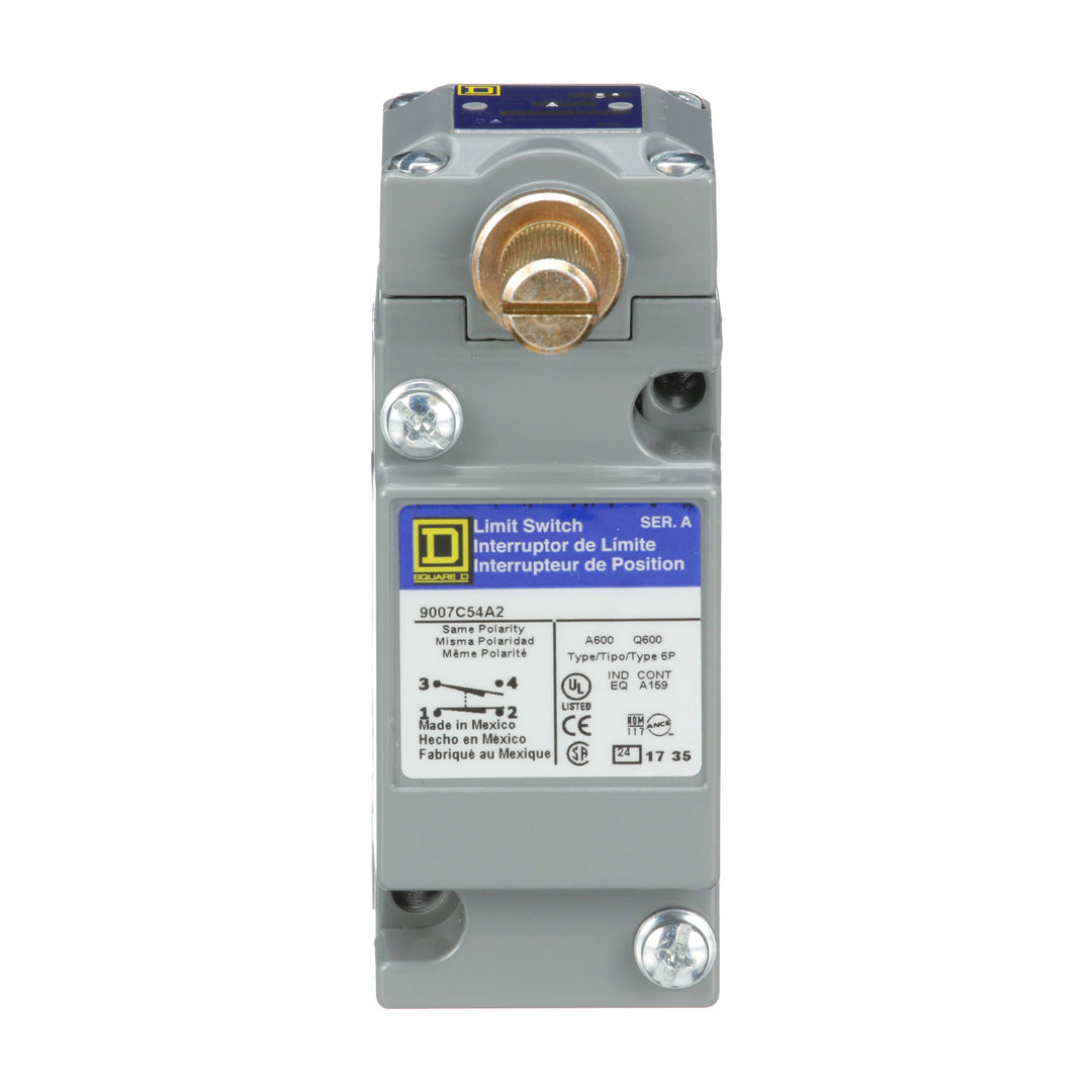 Telemecanique 9007C54A2 - Limit Switch 600V (1NC+1NO Aux Contacts)