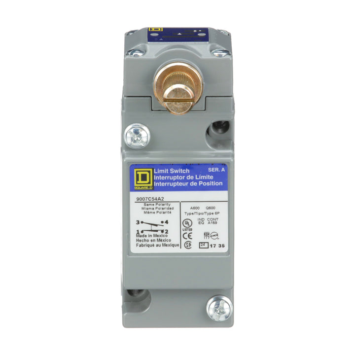 Telemecanique 9007C54A2 - Limit Switch 600V (1NC+1NO Aux Contacts)