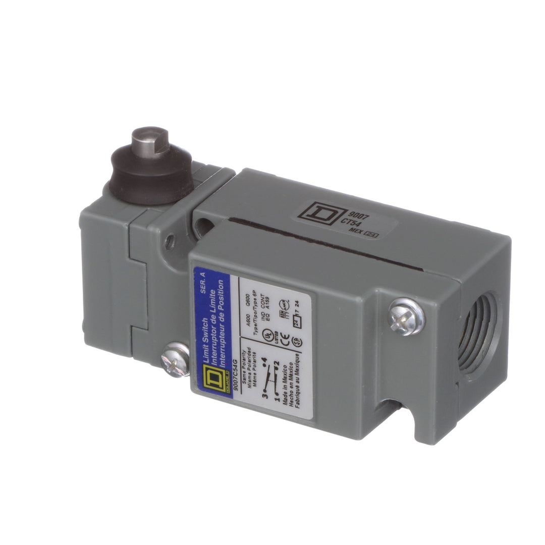 Telemecanique 9007C54G - Limit Switch 600V (1NC+1NO Aux Contacts)