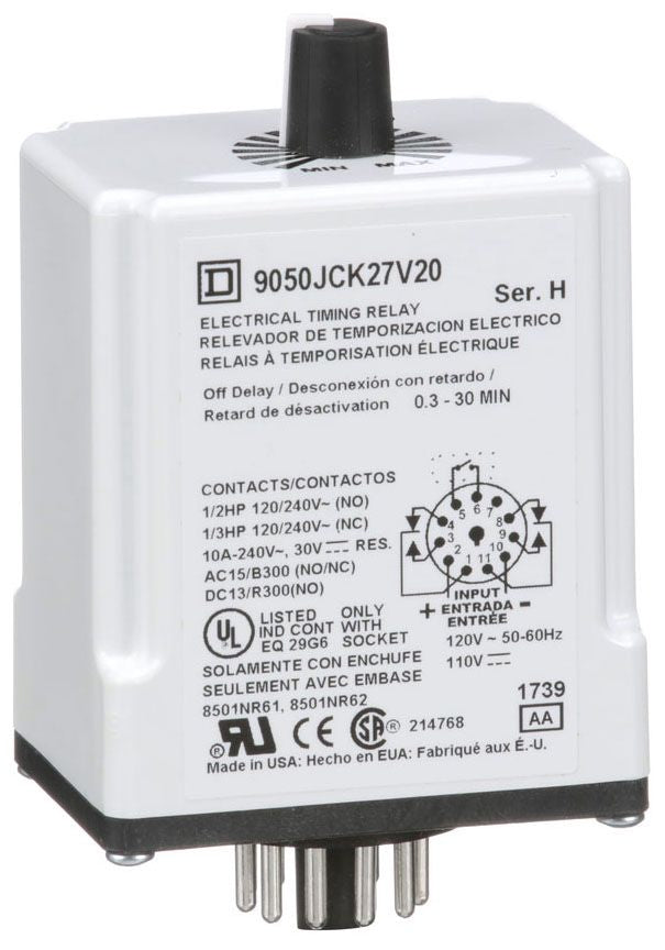 Square D 9050JCK27V20 - Pneumatic Timer 240V (Compact Design)
