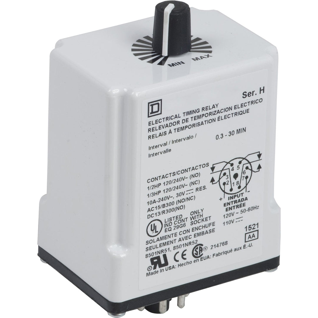 Square D 9050JCK36V36 - Industrial Control Relay 36V
