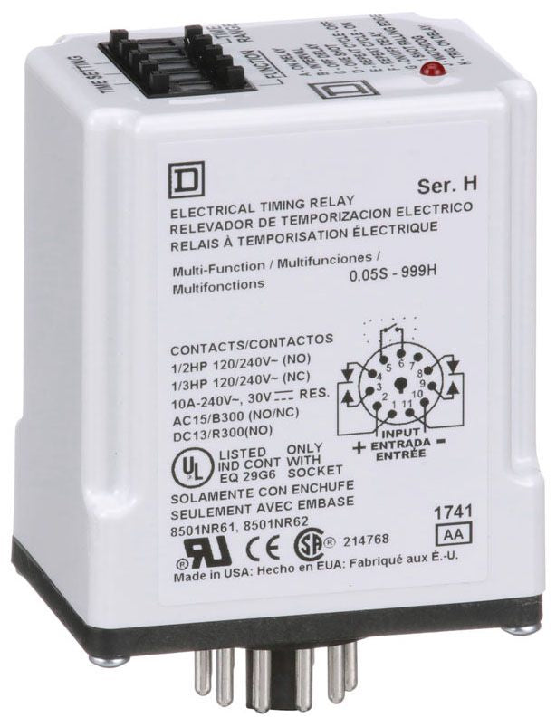 Square D 9050JCK70V14 - Pneumatic Timer 240V (Compact Design)