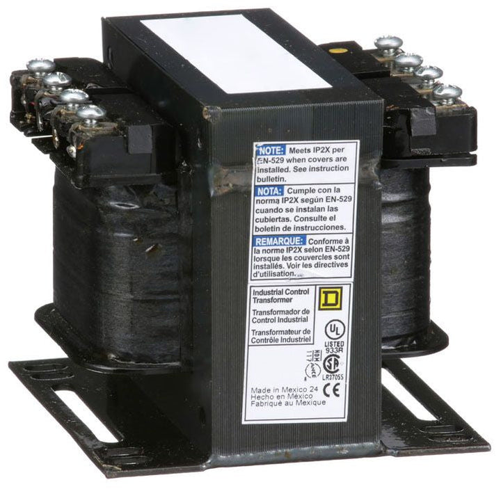 Square D 9070T200D23 - Control Transformer 200VA 480/24V