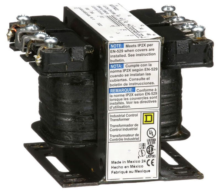 Square D 9070T50D2 - Control Transformer 50 VA 600V